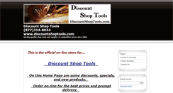 Desktop Screenshot of discountshoptools.com